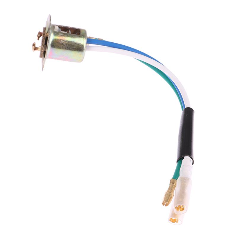 Headlight Bulb Lamp Holder Ignitor Wire Motorcycle Electric Vehicle Single Claw