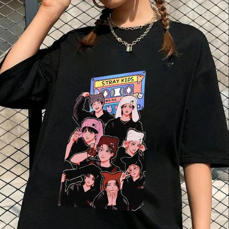 Stray Kids Fanart Cute Shirt, Stray Kids 5 Star Album T-Shirt 2XL