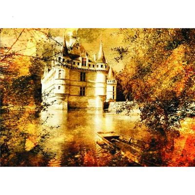 5D DIY Diamond Painting Castle Embroidery Mosaic Cross Stitch Rhinestone Decor