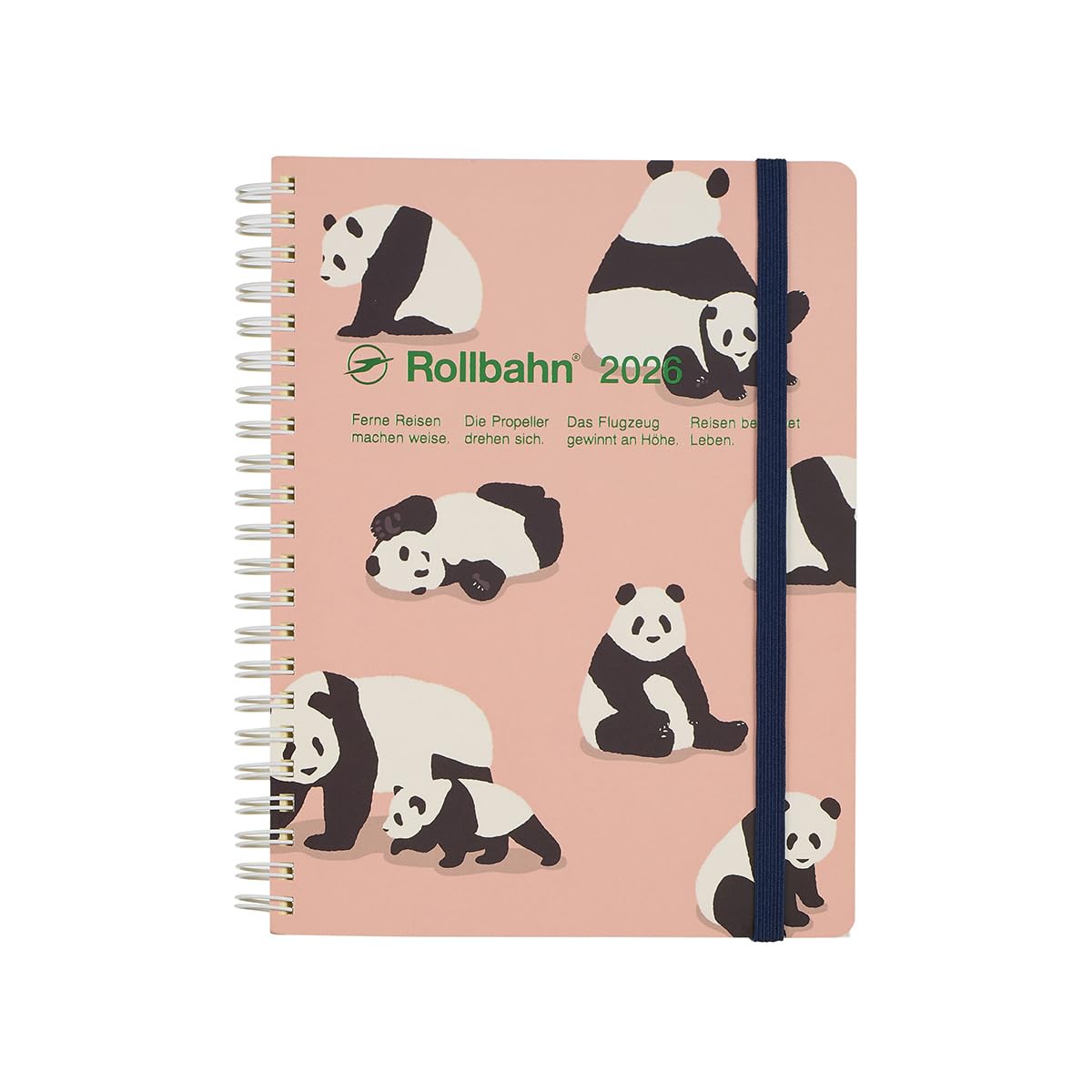 

[Delfonics Planner 2026 Edition / Starting October 2025] Rollbahn Animal A5 Monthly Planner (Light Pink)