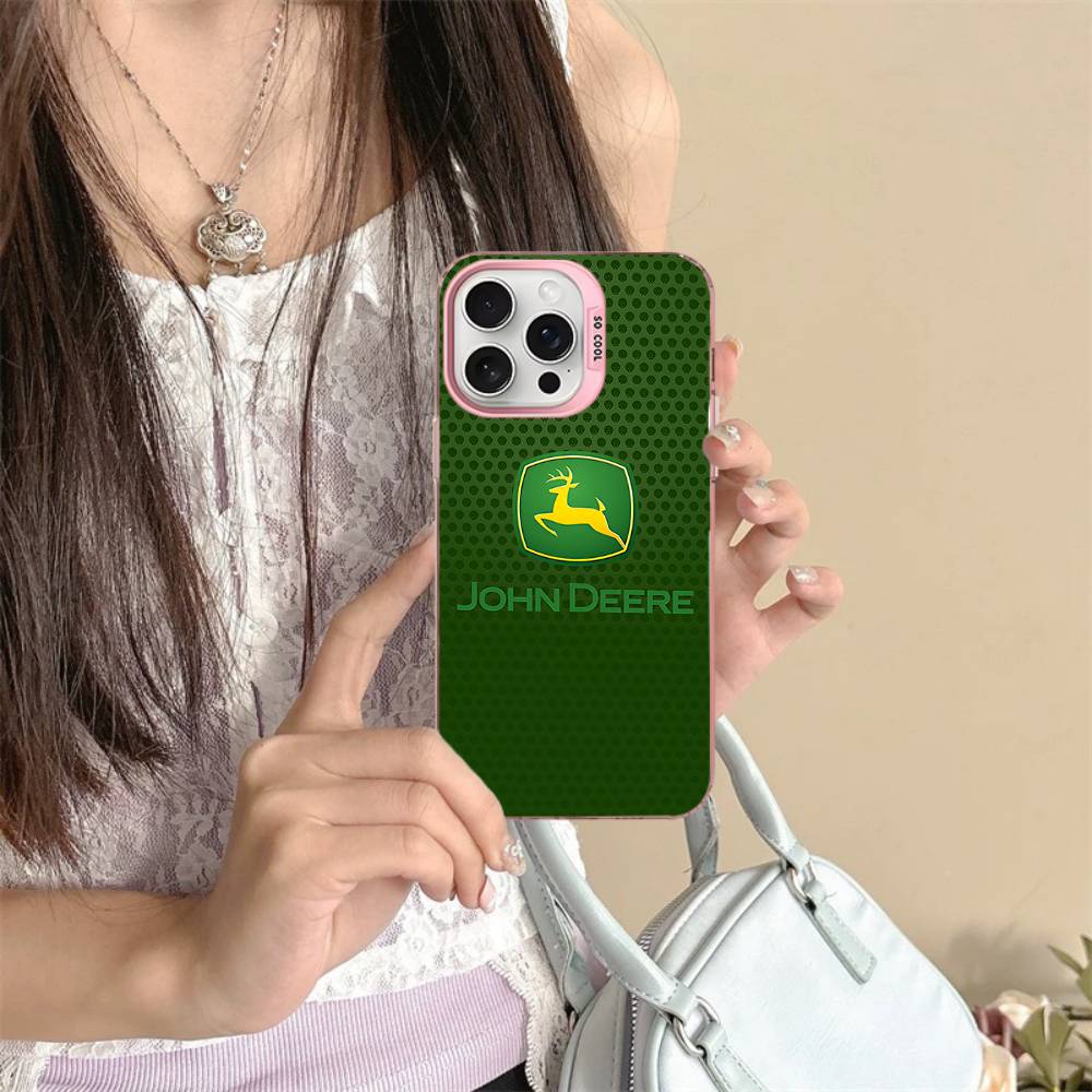 

Green J-John Truck D-Deeres Phone Case For IPhone 17 16 15 14 13 12 11 Pro Max Plus Color Silver Cover iPhone 12pro max