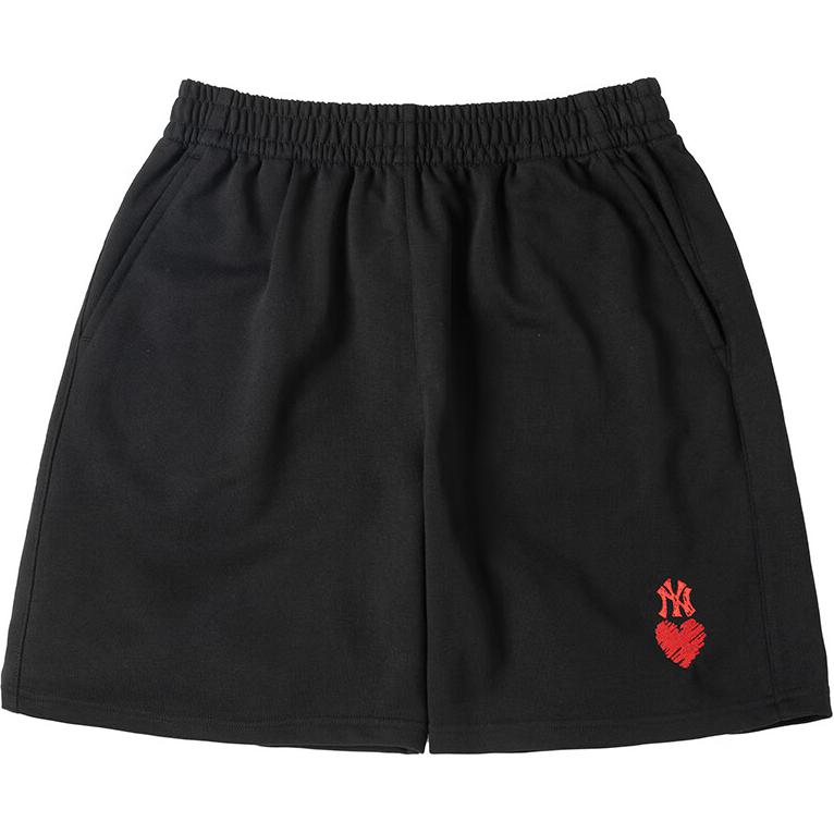 

New MLB Casual Shorts Women s Black 3FSPH0143-50BKS M