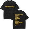 T-shirt Vintage Lavé Chauffant Rivalité Classique Citation Viendrais-tu à mon Chalet T-shirts Hommes Femmes Décontractés Oversize