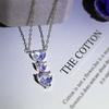 Love Water Drop Zircon Short Necklace for Women Fashion Necklace for Women European and American Quality