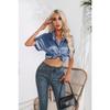 Summer Silk Shirts Women Button Up Satin Blouse Loose Office Short Sleeve Ladies Tops Casual Shirt Elegant