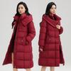 Large lapel long cotton clothes, women's loose version, winter cold jacket, multi-colored women's clothing, available in mixed batches in stock.
