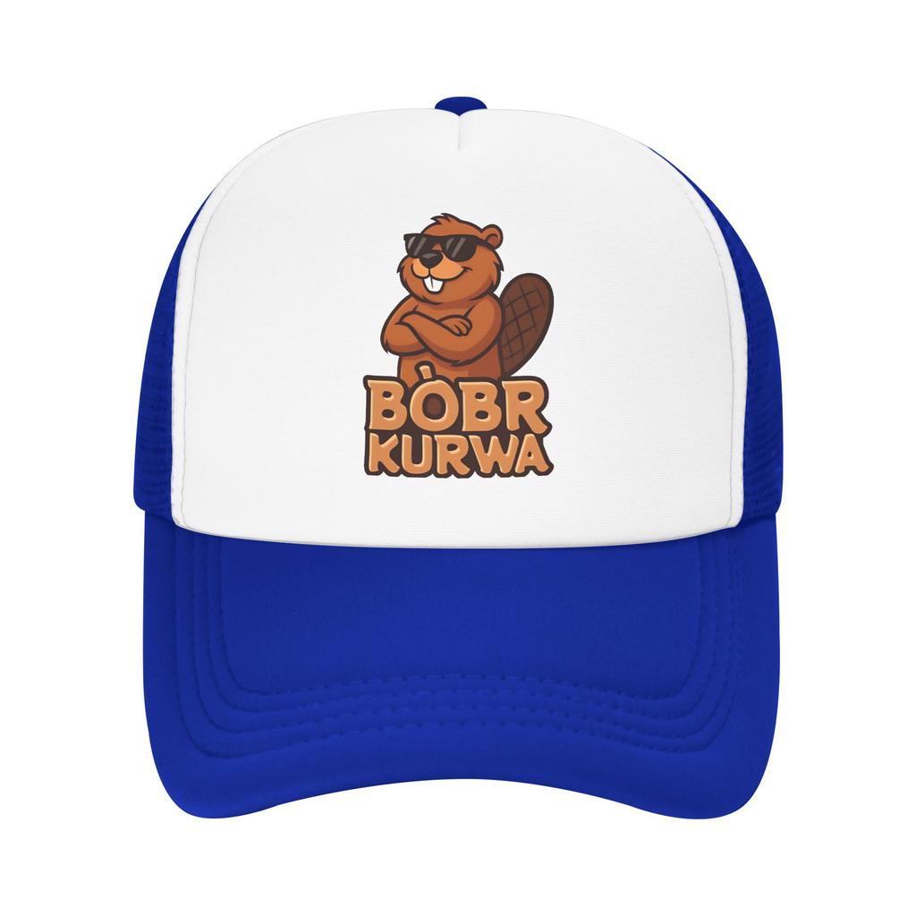 Bóbr Kurwa  Mesh Sun Hats  Unisex Men Design Hip Hop Hats Summer y2k Cute Tennis Skate Sunscreen Baseball Cap