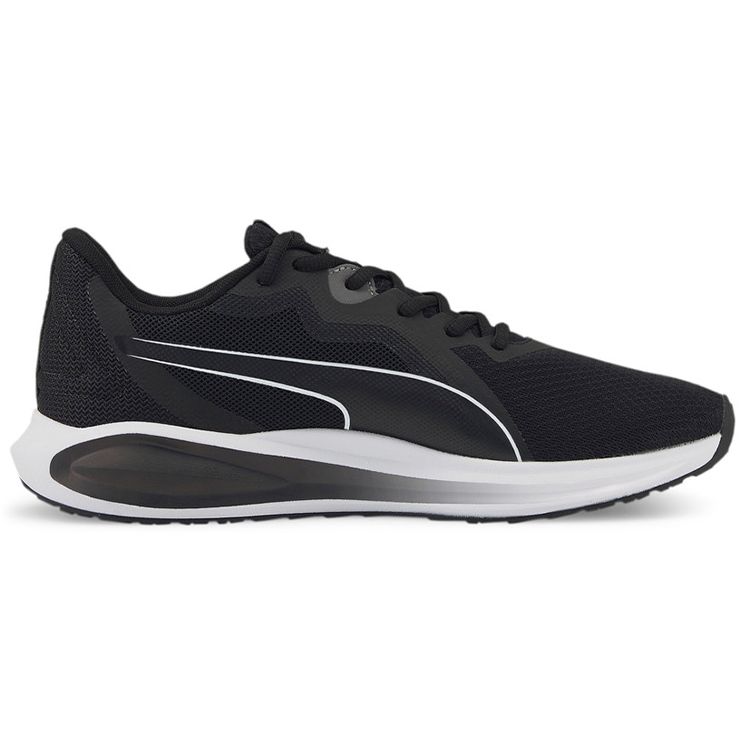 Puma Twitch Runner Black White Unisex Sneakers 376289-01