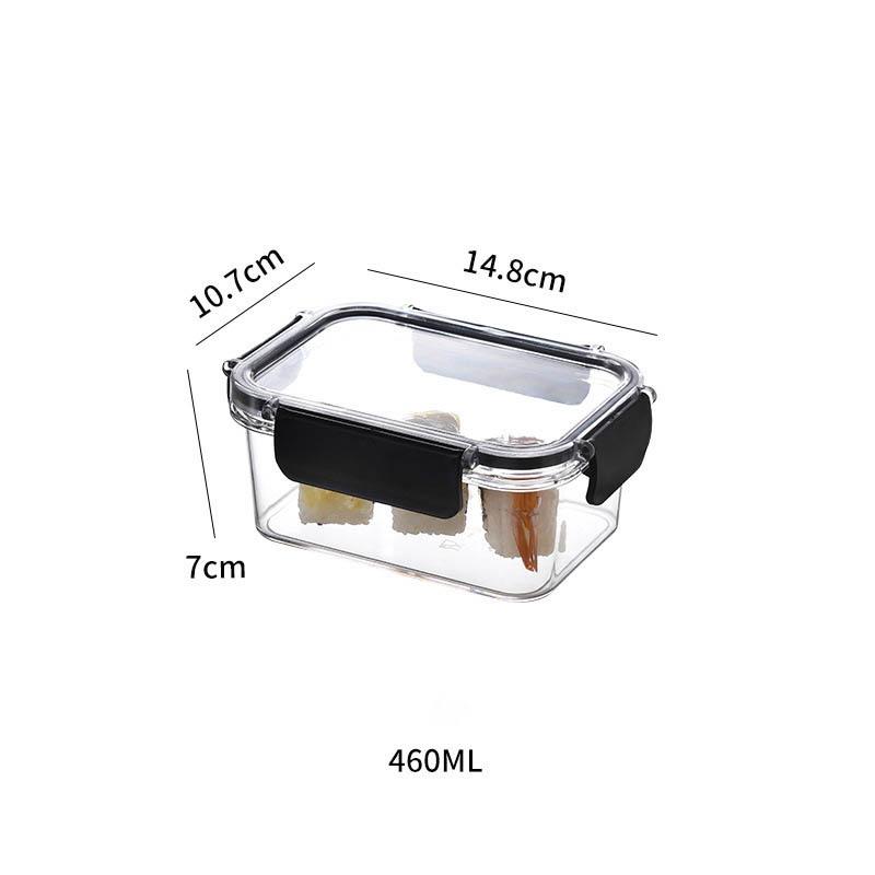 Pojemnik do przechowywania żywności Świeży, Pudełko do przechowywania w lodówce Przezroczyste Hermetyczne Prostokątne Pudełko do przechowywania świeżości Żywność Warzywa Owoce Lunchbox
