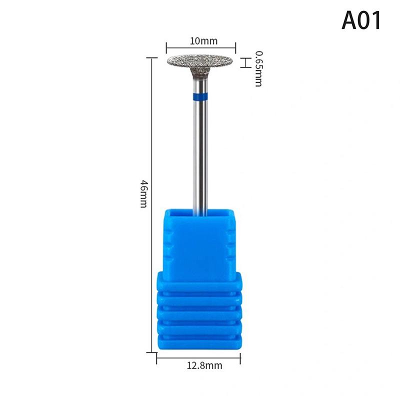 Diamond Nail Drill Bit Mill Cutter All For Manicure Machine Bit Tools Accessories Cuticle Clean For Removing Nail Gel