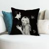 SSabrina CCarpenter Friend Anime Celebrity Merchandise AllMatch Printed Pillow Case Sofa Car Office Room Decoration Protector