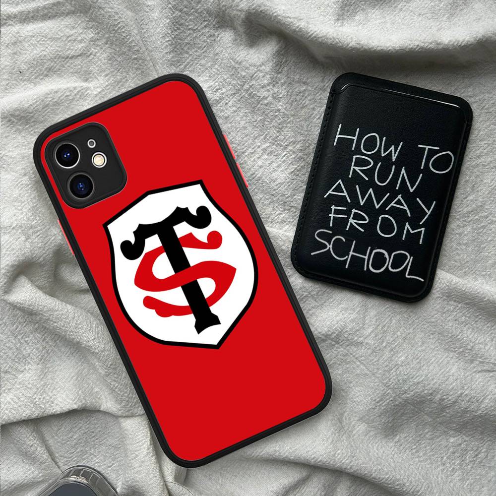 Stade-Toulousain Phone Case For IPhone 16 15 14 X XR XS 7 8 Plus 11 12 13 Pro MAX 13mini Matte Shockproof Case