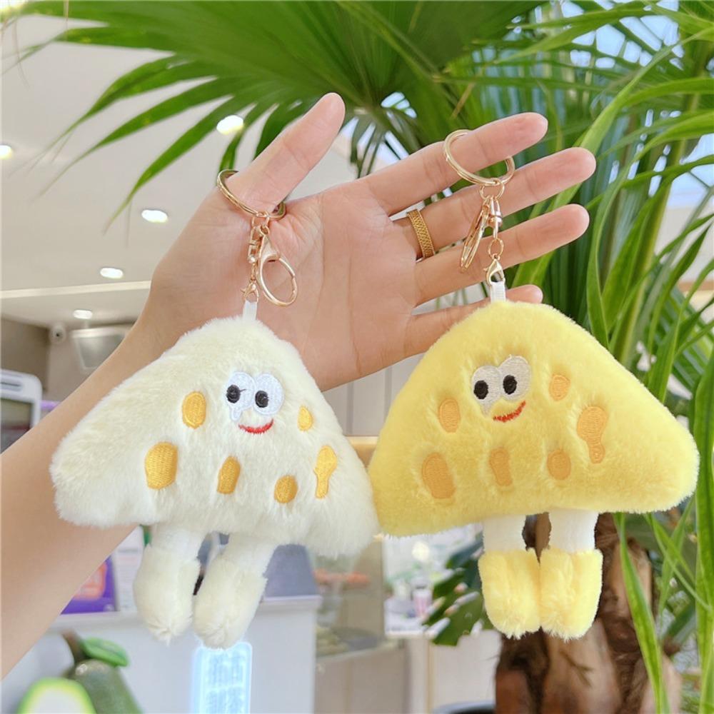 

Кукла-игрушка Треугольный сырный кулон Симпатичный эмо-джи Фаршированный брелок Подарочный кулон