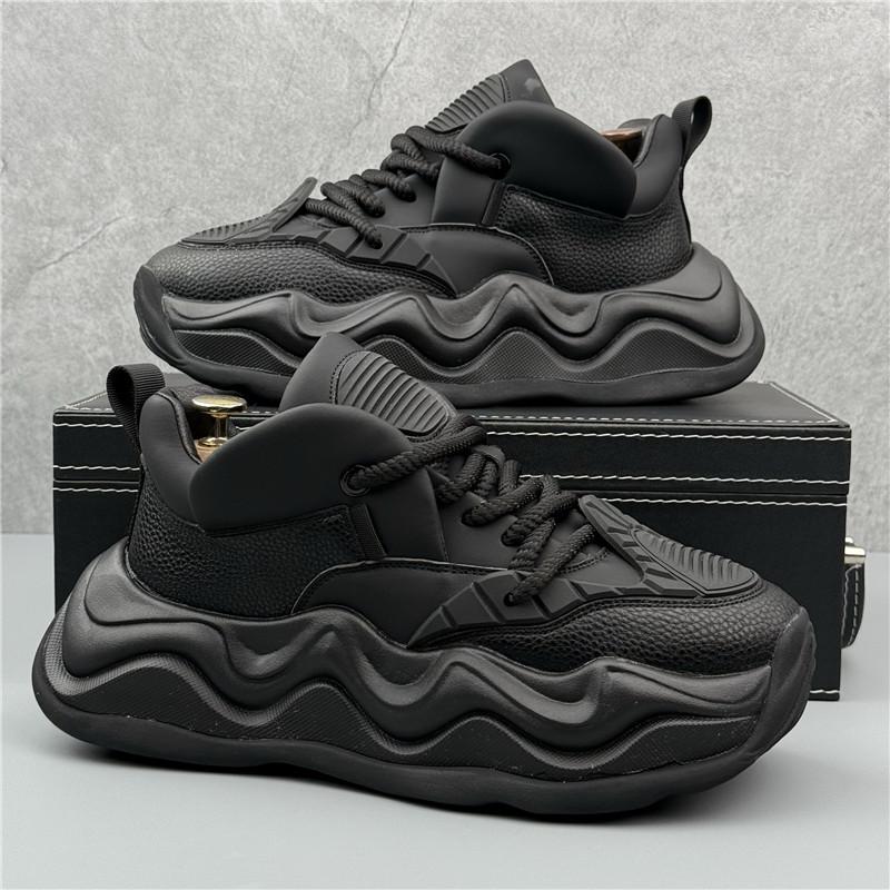 Fashion New Designer Trend Men's Lace Up Mix Colors All Match Platform Shoes Causal Flats Moccasins Male Walking Sneakers  Zapatos Hombr