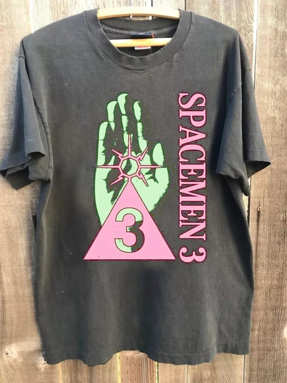 Remake Spacemen 3 Forged Prescriptions 2003 Charcoal Unisex T shirt Vtg S