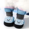 4Pcs/Set Breathable Dog Mesh Shoes Reflective Wear-resistant Anti-Slip Dog Boots Adjustable Dog Paw Protectors for Cats and Dogs