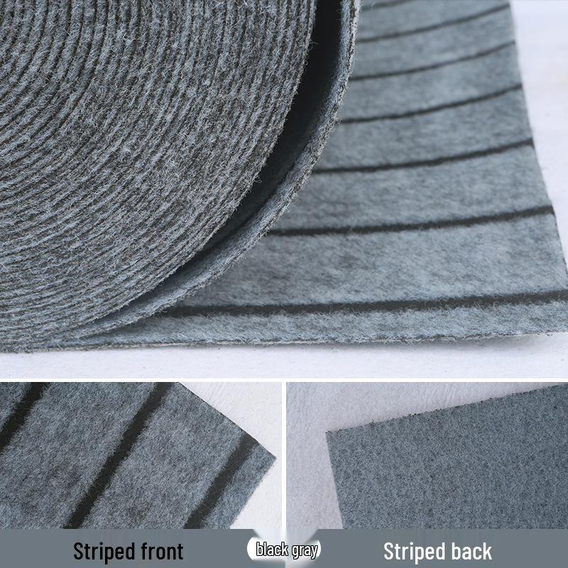 Smoke Gray Ash Exhibition Carpet - Disposable, Thickened, Wear-Resistant, and Plain