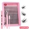 Europäischer & Amerikanischer Stil DIY 120 Wimpernbüschel C-Schwung Kunstwimpernverlängerungen - Japanische & Koreanische Natürliche Dichte Einzelwimpern