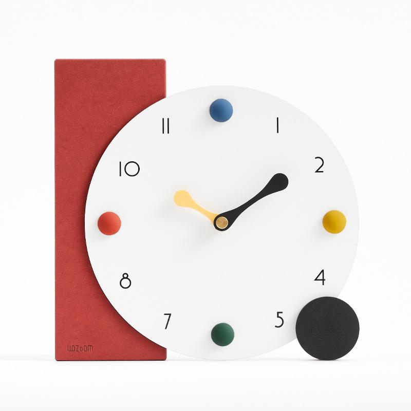 Moderne Nische Minimalistische Kreativität Schreibtischuhr Wohnzimmer Kunststil Tischuhr Zimmer Persönlichkeit Heimdekoration Horloge De Table