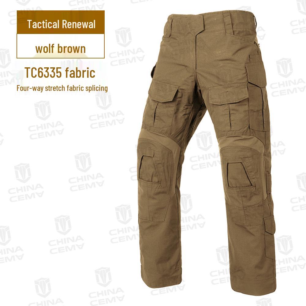 Tactical Men's Outdoor Camouflage Pants: Wear-Resistant, Scratch-Resistant, Multi-Pocket