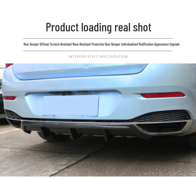 18-19 Hongqi H5 Rear Bumper Lip: Anti-Collision & Scratch Protection