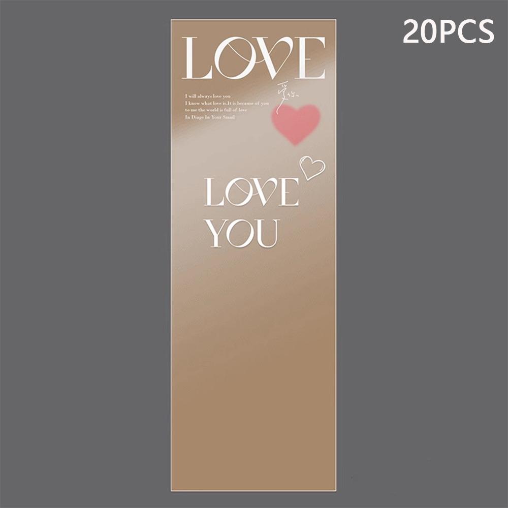 Transparent Rose Packaging Bags Waterproof Flower Wrapping Paper Gifts Bouquet Plastic Bag 6