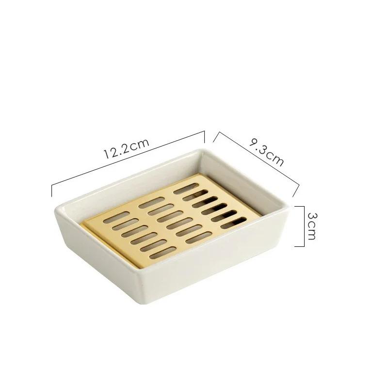 Soap Dish with Drain Household Soap Box Soap Holder