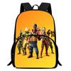 FORTNITE Cartoon Lightweight Kids Backpack, Adjustable Shoulder Strap & Front Pocket, Unisex Boys & Girls Age 5-10