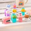 Cute Mini Animal Stapler Creative Portable Book Binding Machines Keychains School Supplies Office Accessories Stationery Gifts