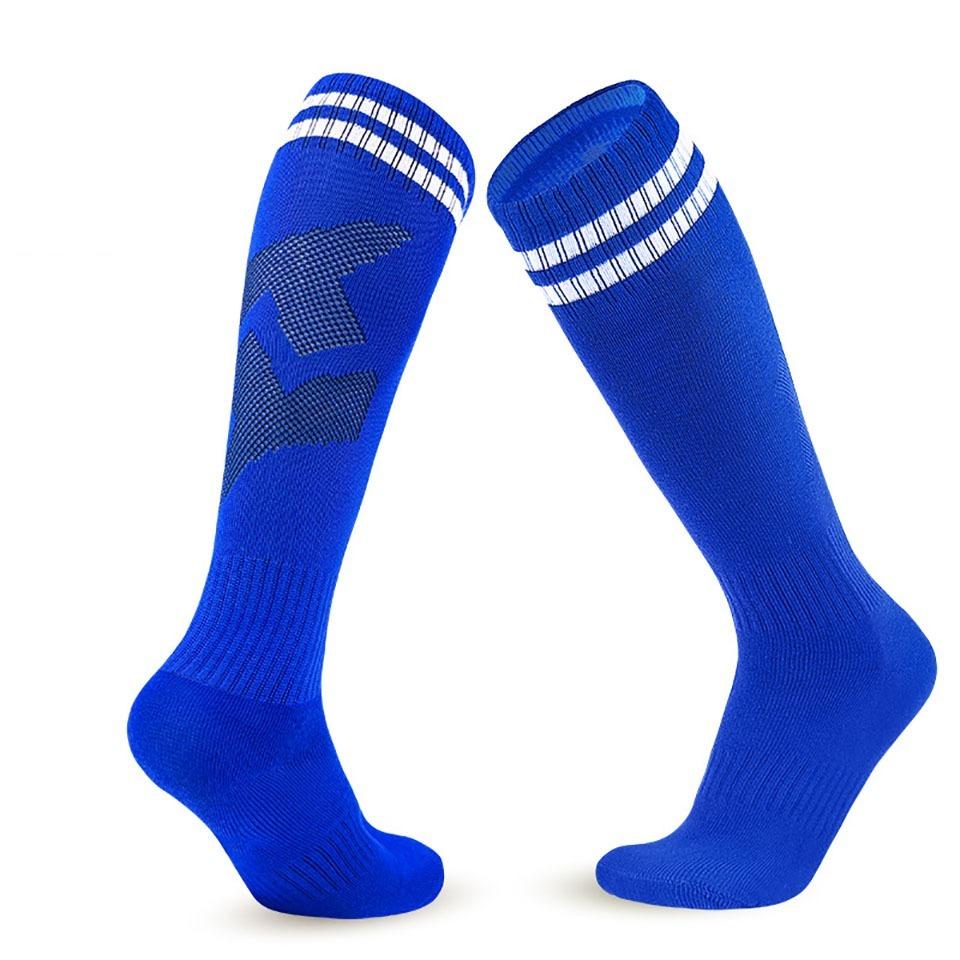 Loogdeel Kids Youth Adult Soccer Socks Stripe Knee High Softball Baseball Sports Socks Breathable Football Socks for Men Women