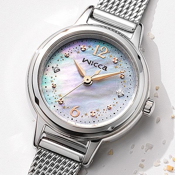 Citizen Women's KP3-619-21 ( Watch Wicca Solar-Tech Summer Limited) Round Watch Stainless Analog