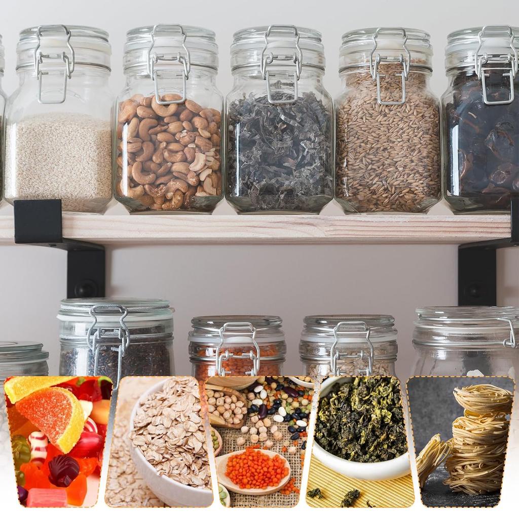 6 PCS Silicone Replacement Gaskets Jar Gasket Seal Leakproof Sealing Ring Rubber Gasket for 3.5 Inch Mouth Jars White The Product Has an Error of