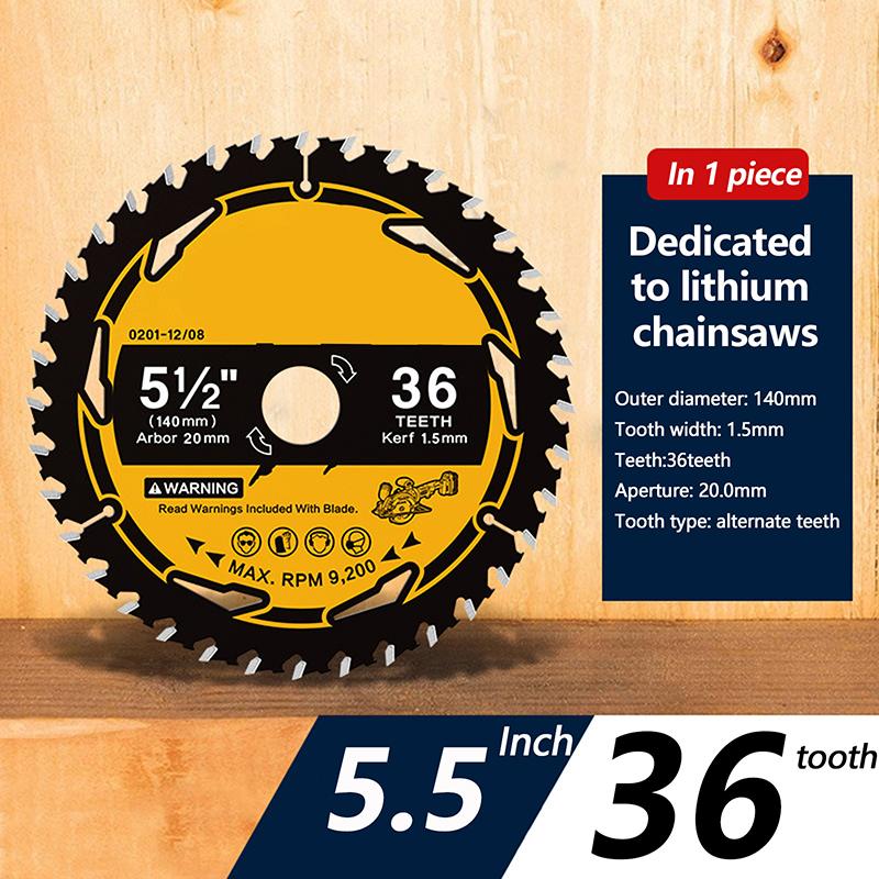 Carbide Circular Saw Blade Wheel Discs Wood Cutting Disc 110/125/132/140/150/165/185Mm Woodworking Saw Blade With 18/24 Teeth