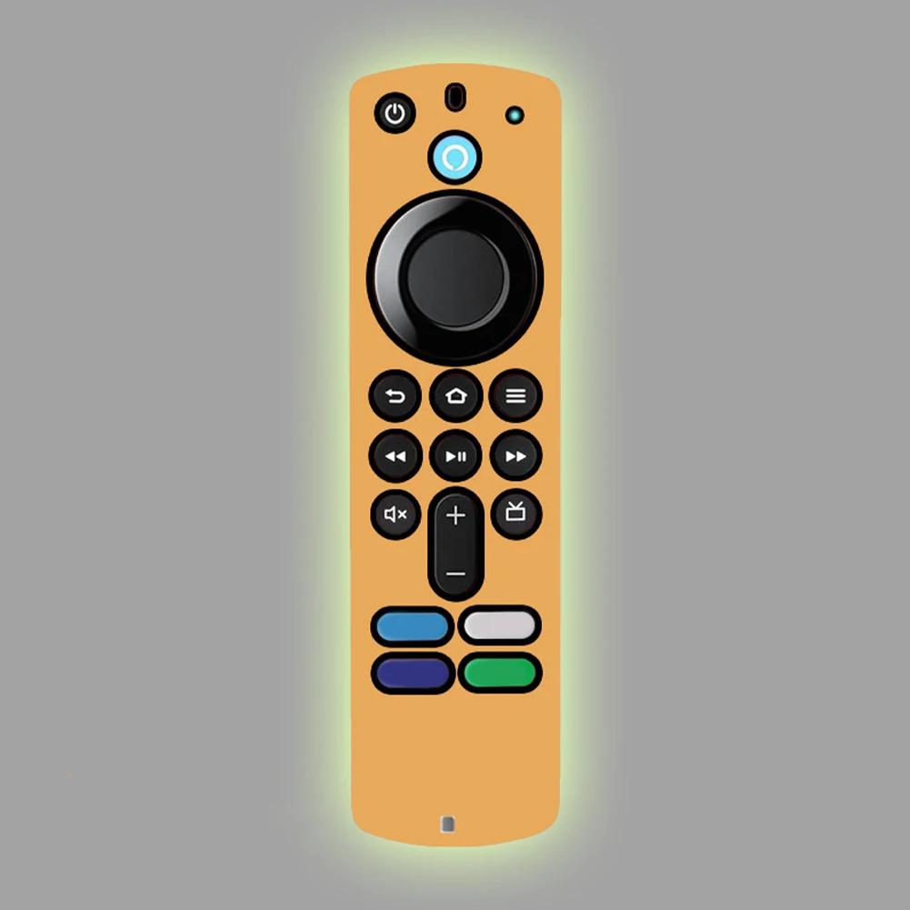 Lightweight Silicone Remote Case Luminous For Amazon Fire TV Stick (3rd Gen) L5B83G Replament Cover Shockproof Resistant