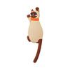 Fridge Sticker with Hook High Toughness 3D Realistic Cartoon Cat Design Refrigerator Sticker Decorative Fridge Accessory