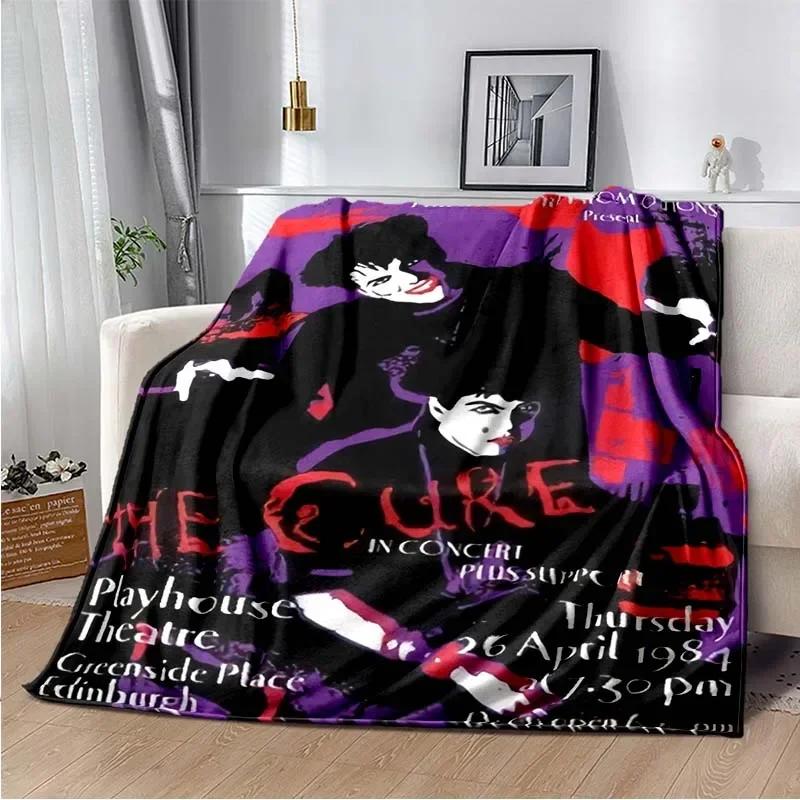 The Cure Sports Deka, Lehká Teplá Izolace Pohovka Postel Kancelář Auto Chrániče Kolen Deky, Decke, couverture, stragulum