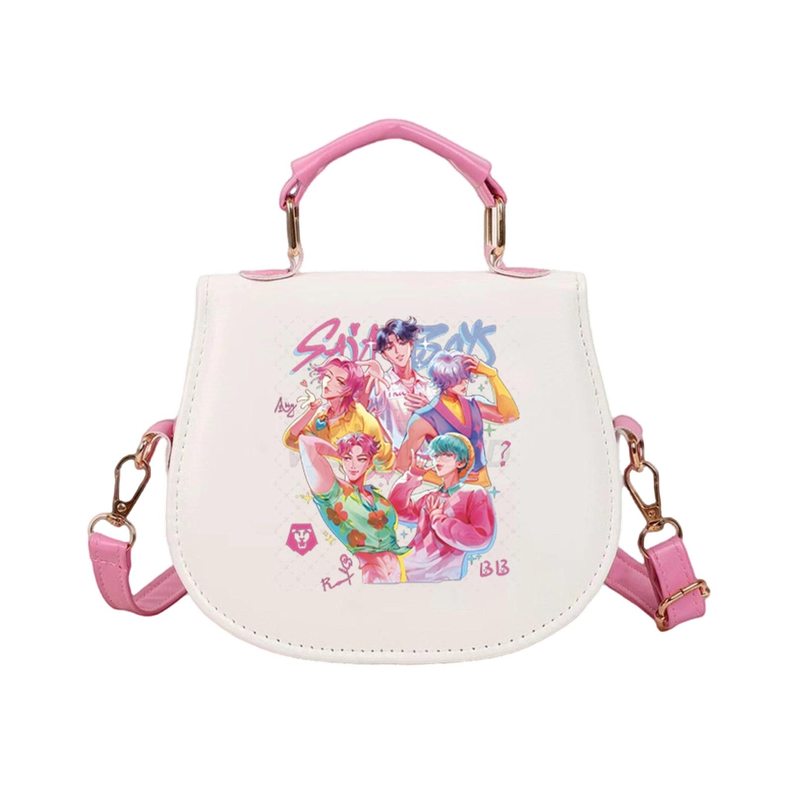 Cute Anime - Themed Crossbody Handbags Collection Adorable Cartoon Designs Perfect Gift For Kids And Anime Enthusiasts Ideal For Daily Use One Size 1500₽