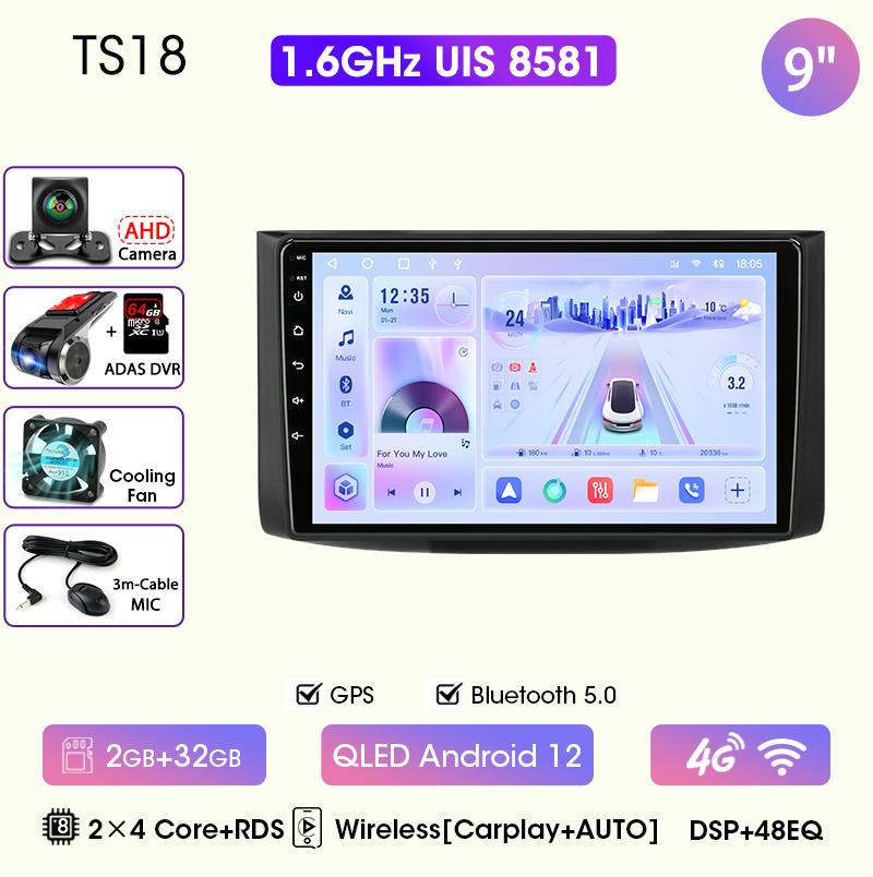 Car Radio For Chevrolet Aveo 2006 2007 2008 2009 2010 2011 2012 2din Android12 Carplay Multimidia Video Player Head Unit