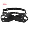 1Pc Adult Couples Leather Eye Mask Bondage Game Wearable Cosplay Face Mask Harness for Men Women