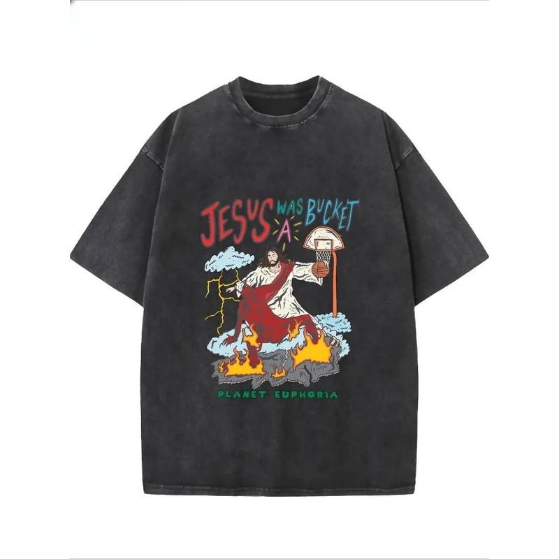 

Print That Says Is The Bucket , This Loose-Fitting Street Style Top Is Perfect for Casual Wear in Any Season. It S Making It an Ideal Gift S чёрный