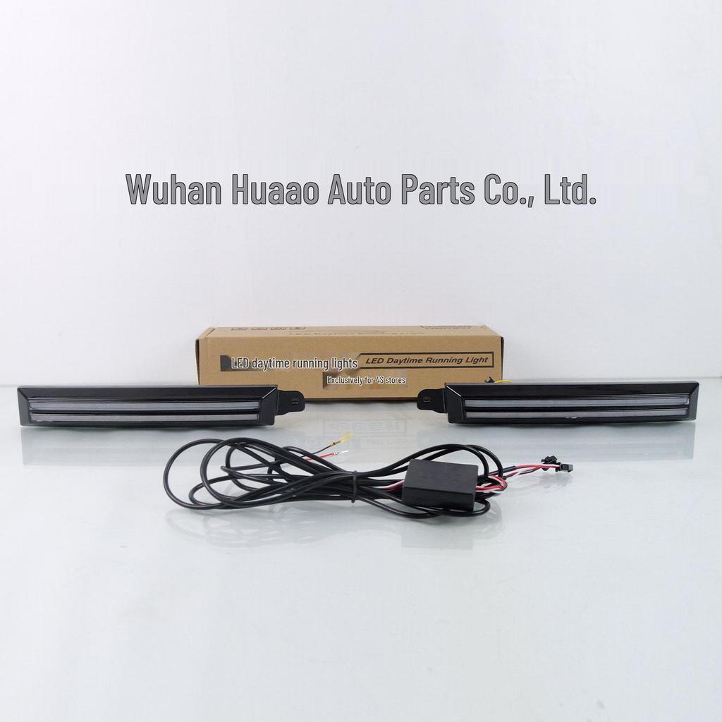 Compatible LED Daytime Running Lights with Sequential Turn Signals for 1996-2002 Toyota 4Runner - Includes Fog Lights and Headlight Decorative Strips.