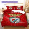 Benfica POSTER Bedding Quilt Set Quilt Cover Pillowcase Home Decoration Birthday Gift (1 * Duvet Cover + 2 * Pillowcase, Without Core)