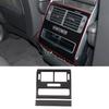 Soft Carbon Fiber For Land rover Range Rover Sport 2014-2025 Car Rear Air Outlet Decorative Frame Stickers Interior Accessories