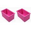 Rectangular Silicone Cake Soap Mold 1000ml Straight-Edged Square Brick-Shaped Bread Mold Chiffon Bread Cake Mold