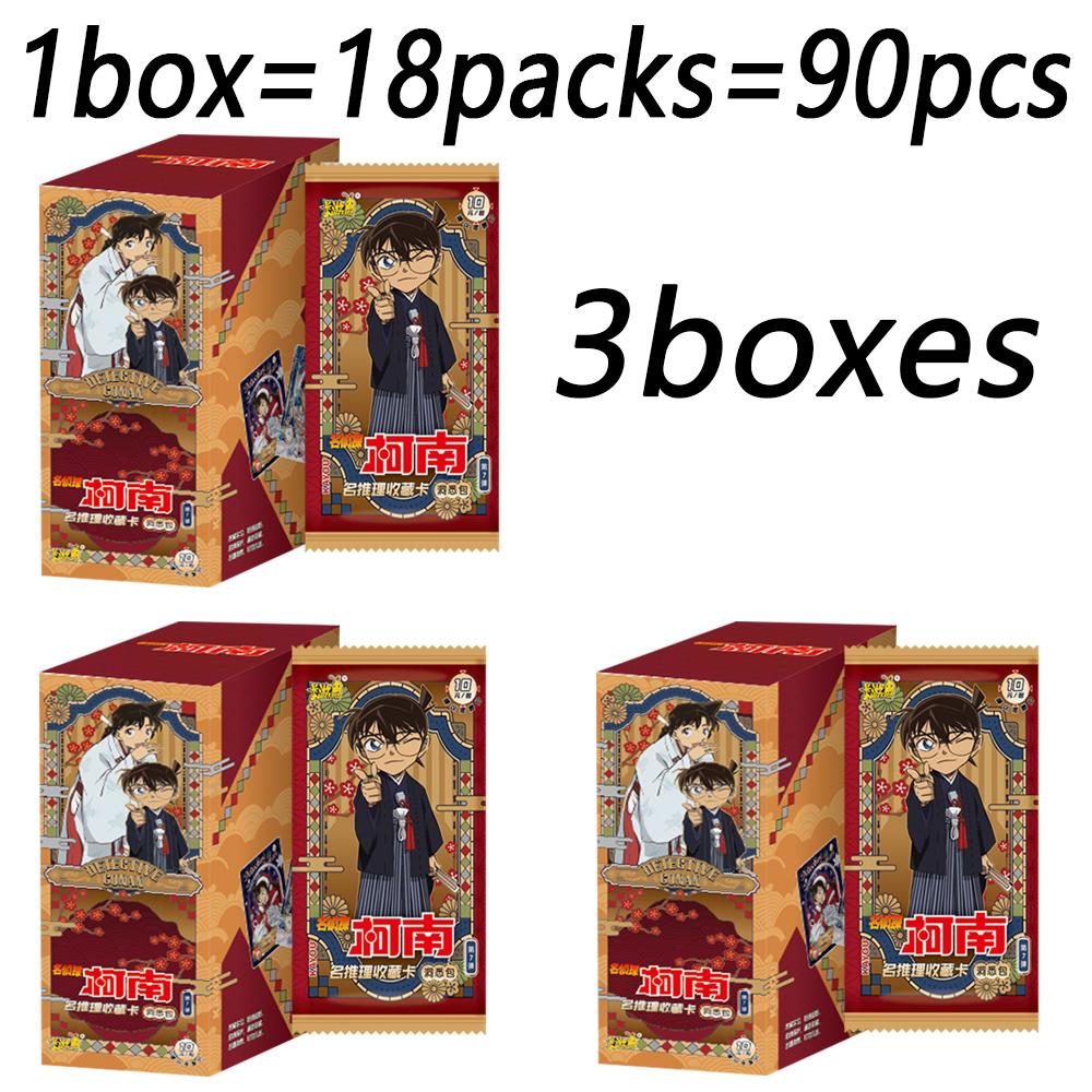 Genuine Detective Conan Collection Cards for Kids Anime Character Christmas Festival Celebration Cards Surprise Gifts Toys