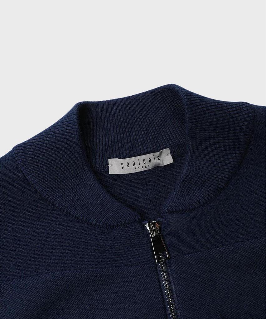 Panicale Cotton Zip-Up Knit Cardigan 4 Colors
