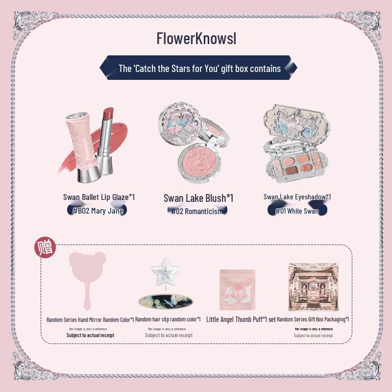 Flower Knows White Swan Make-up Geschenkset