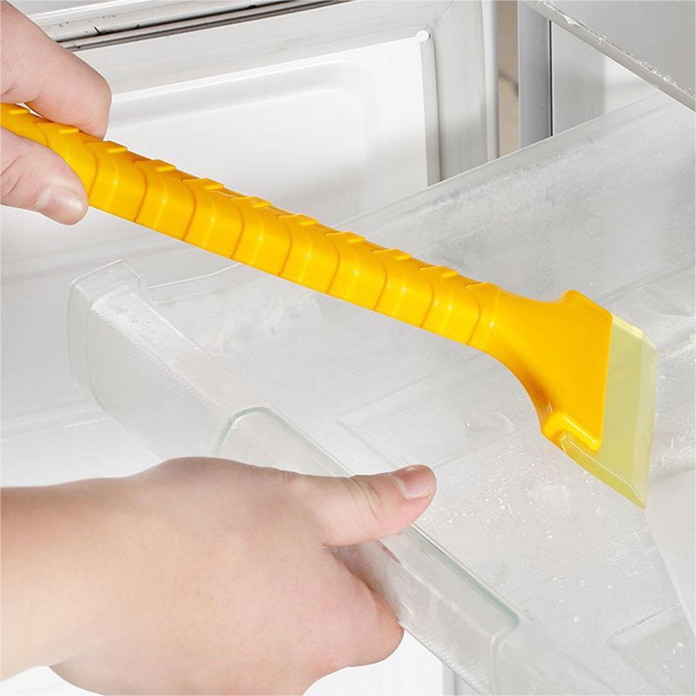 1 Pcs Snow scraper Tendon material snow remover tool winter car ice snow shovel 2-in-1 screwless telescopic snow removal shovel