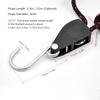 2pcs Kayak Tie Down Straps Ratchet Pulley Ropes Adjustable Ropes Hanger Working Load Up To 299.8lbs