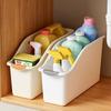 With Bottom Pulley Storage Box Plastic Desktop Organizer  Home Kitchen Office